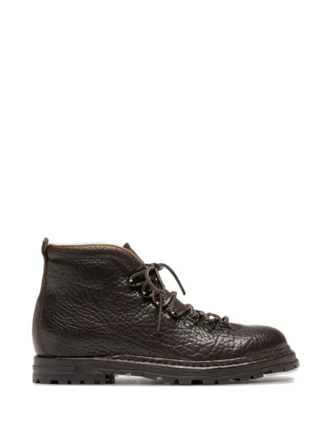 Officine Creative Artik pebble-grain leather boots