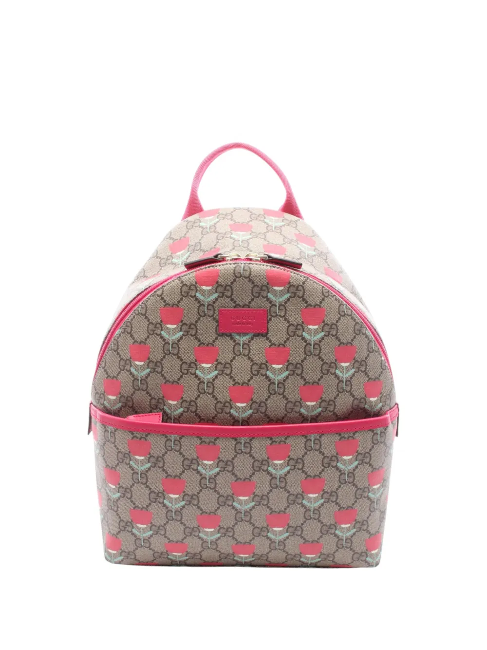 Gucci Pre-Owned 2016-2026 GG Supreme Kids Flower backpack - Toni neutri