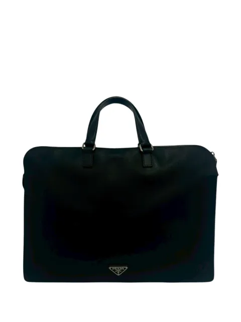 Prada Pre-Owned 2013-2026 Leather business bag