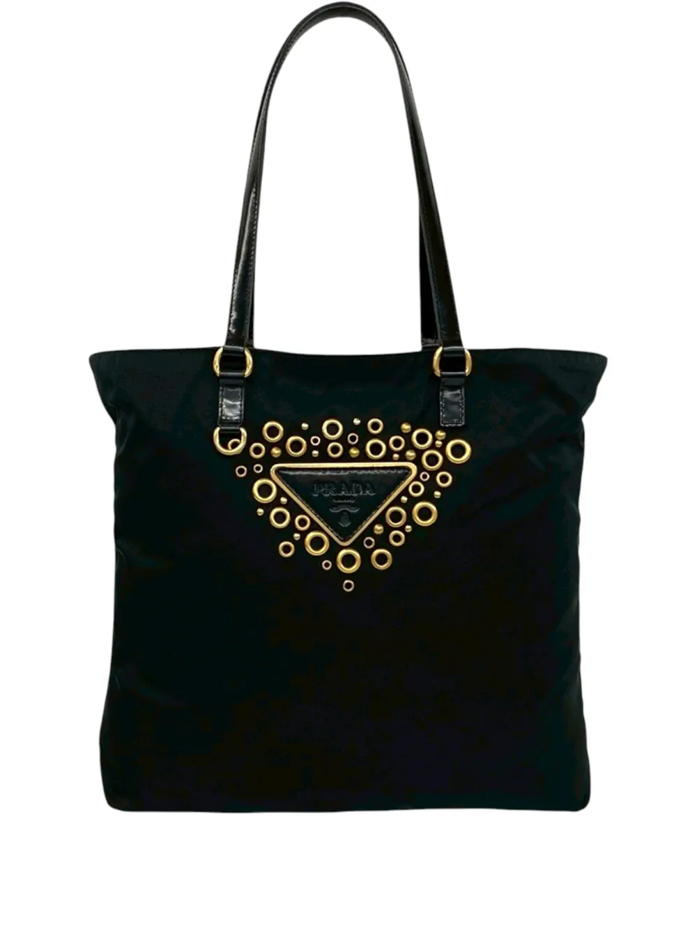 Prada Pre-Owned 2010-2026 Embellished Tessuto tote bag - Schwarz