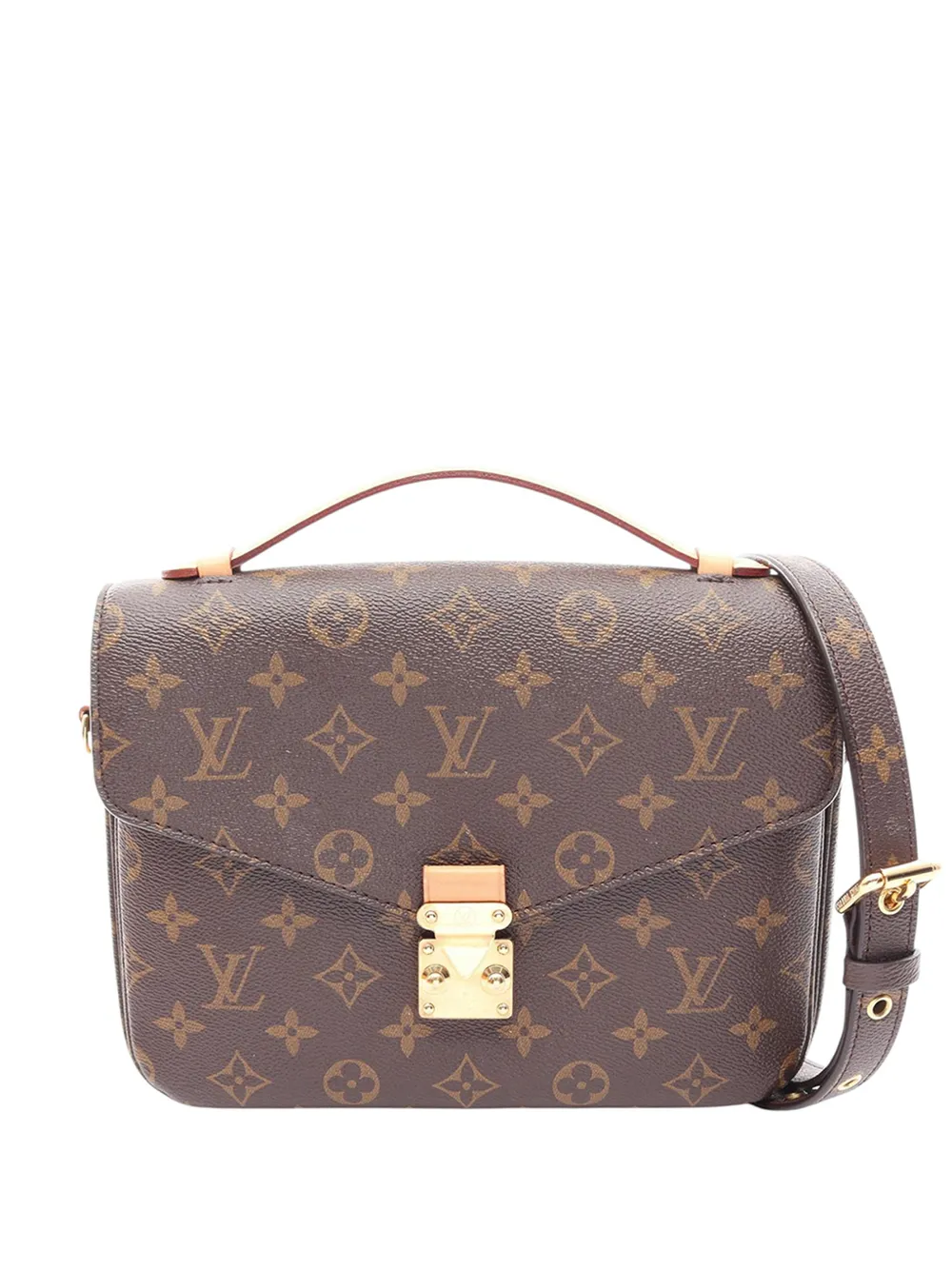 Louis Vuitton Pre-Owned 2021 Monogram Pochette Metis satchel - Marrone