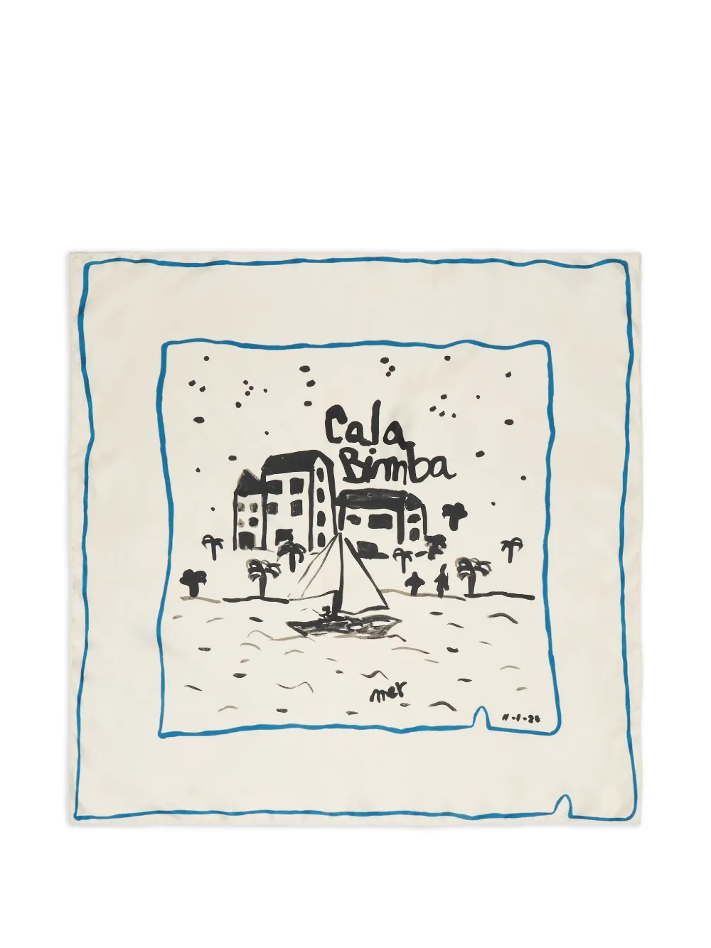 BIMBA Y LOLA Cala Bimba Schal mit Print - Nude