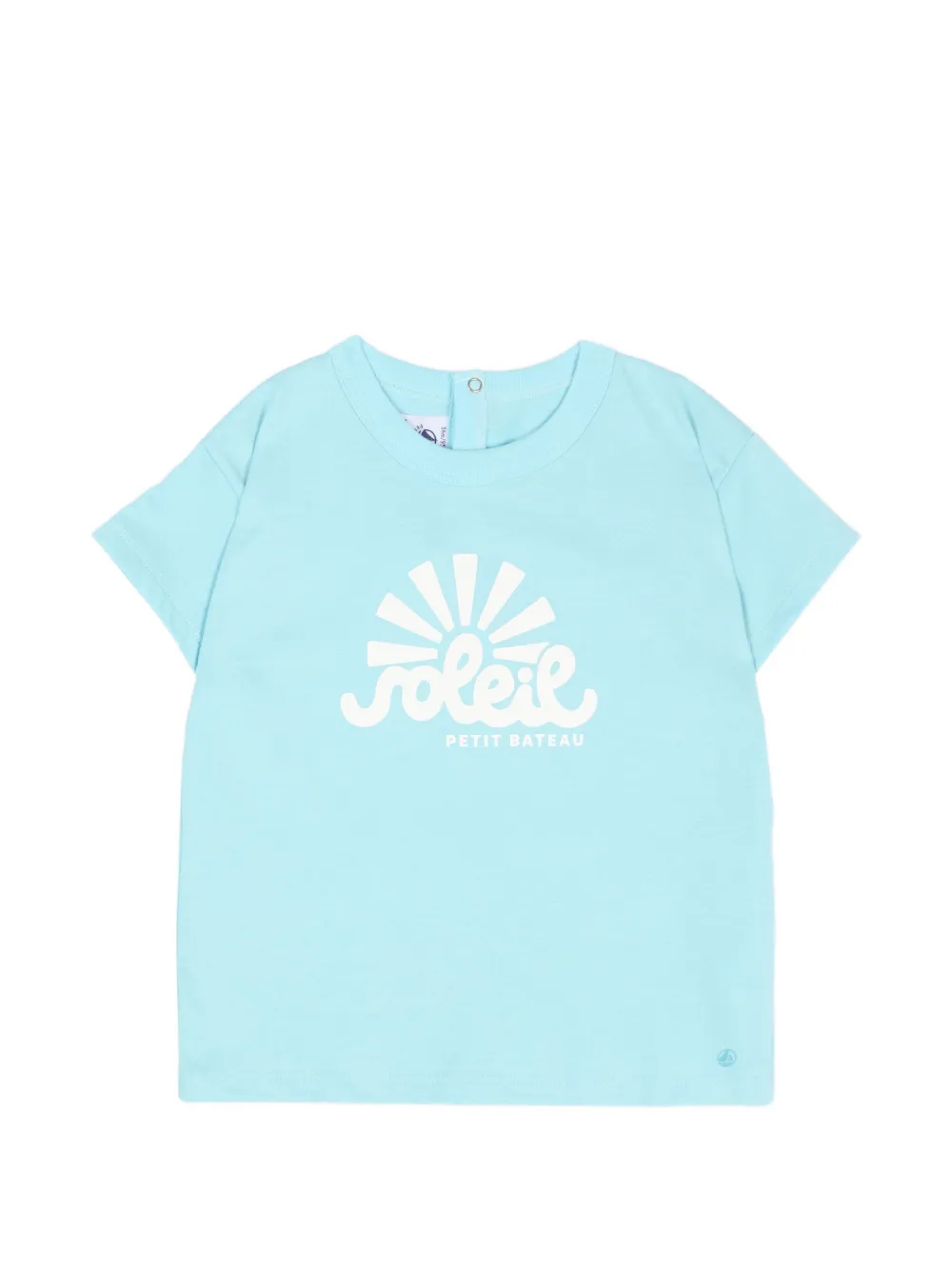 Petit Bateau graphic-print T-shirt - Blu