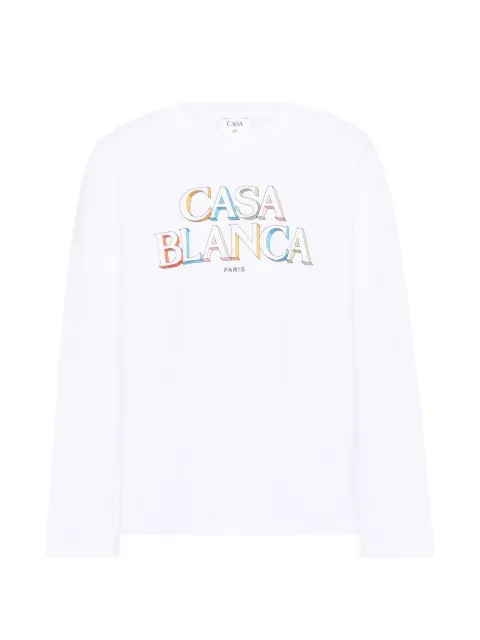 CASABLANCA KIDS camiseta con logo estampado