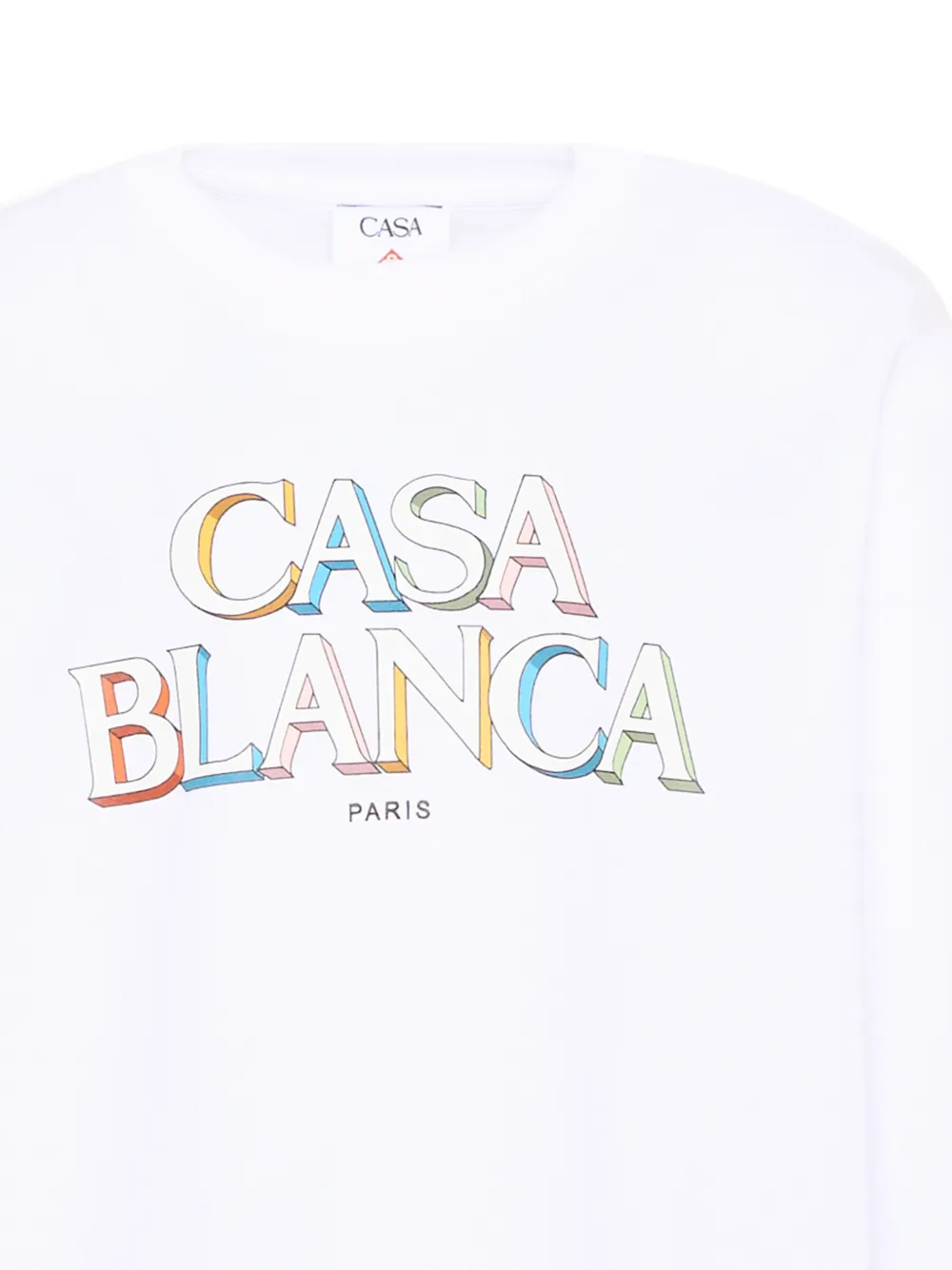 CASABLANCA KIDS T-shirt met lange mouwen Wit