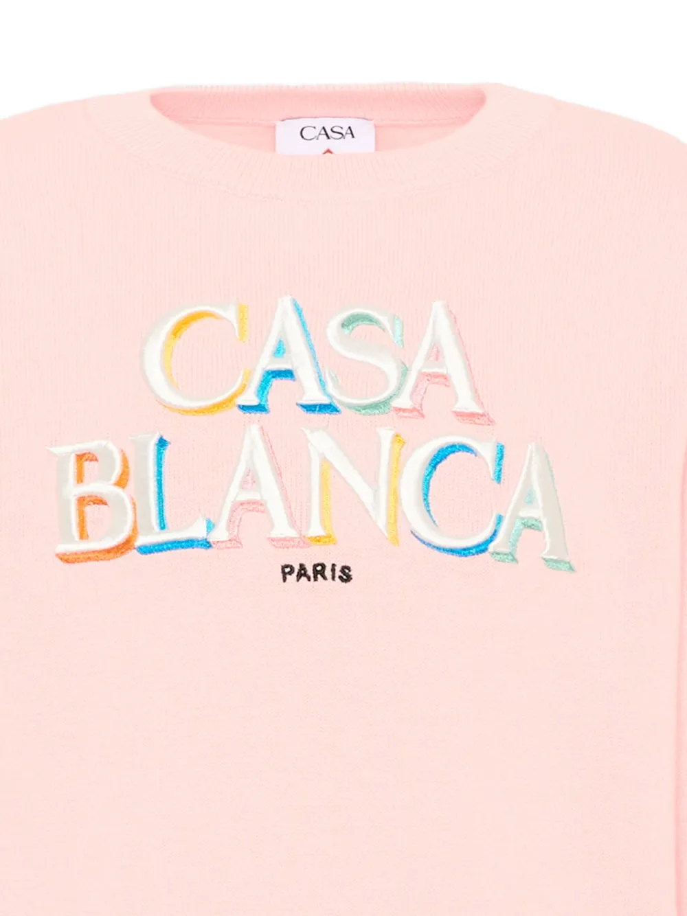 CASABLANCA KIDS Trui met geborduurd logo Roze