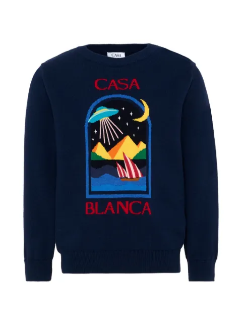 CASABLANCA KIDS Pullover mit grafischem Intarsienmuster