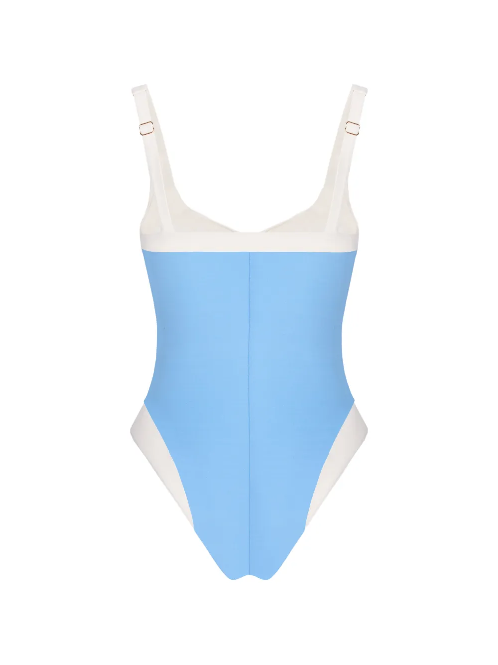  Noire Swimwear Adele Square-neck Swimsuit - Bleu 