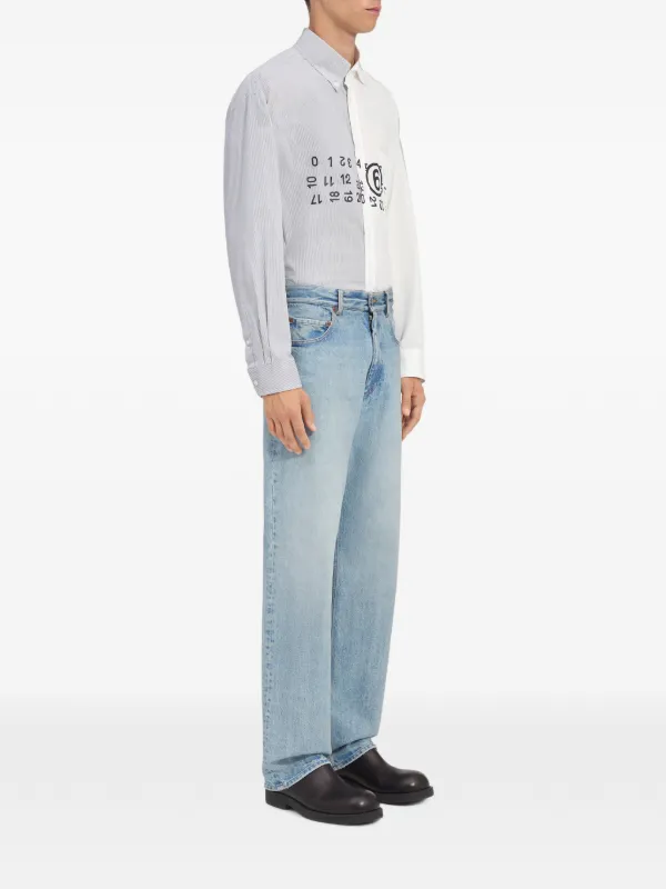 MM6 Maison Margiela straight-leg Jeans | Blue | FARFETCH