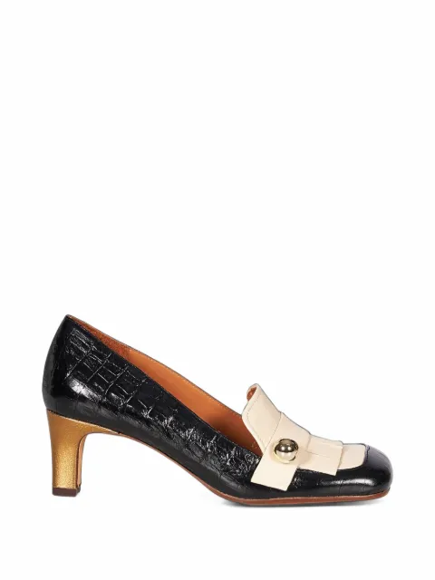 Chie Mihara Shimone croc-effect fringed pumps
