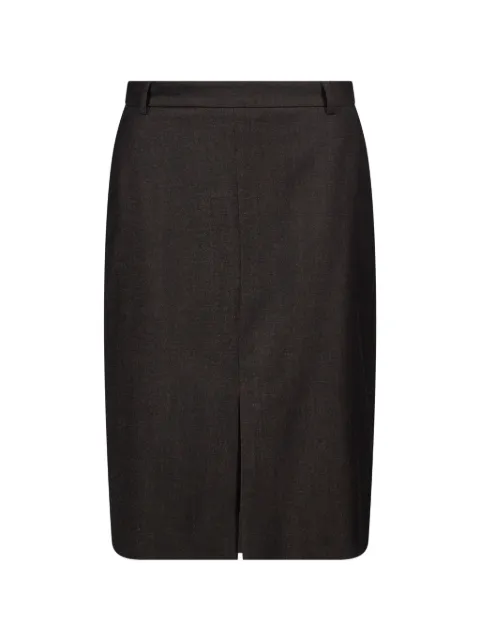 Antonelli front-slit pencil midi skirt