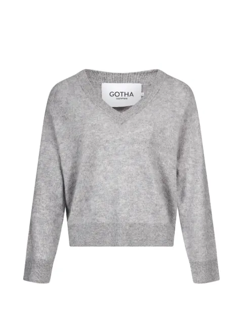 Gotha Bethan V-neck raglan-sleeve sweater