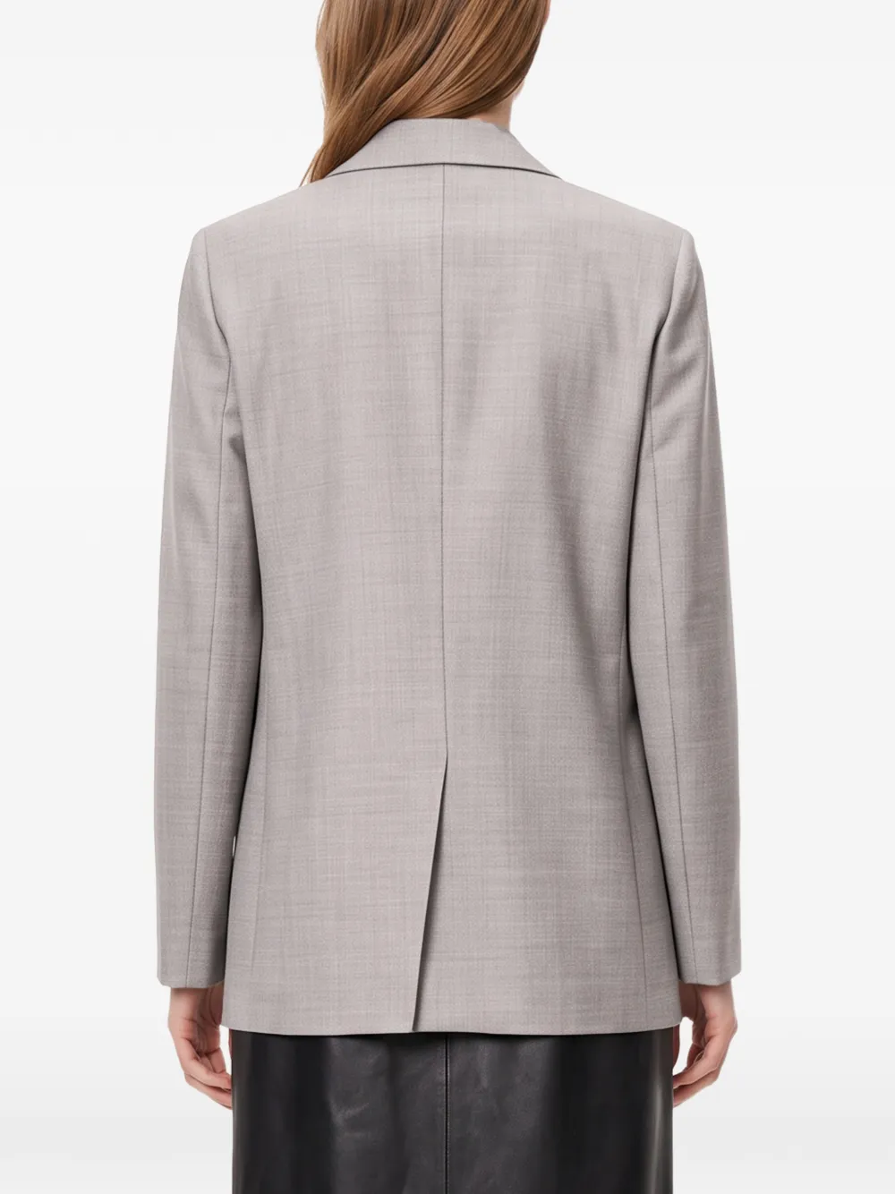 Antonelli Blazer met dubbele rij knopen en puntige revers Grijs