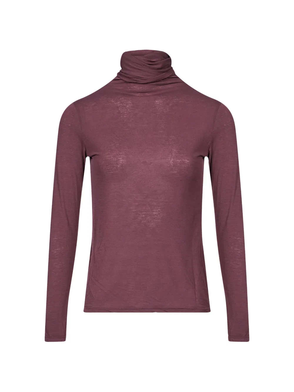 Antonelli Condor Roll-neck Long-sleeve T-shirt In Purple