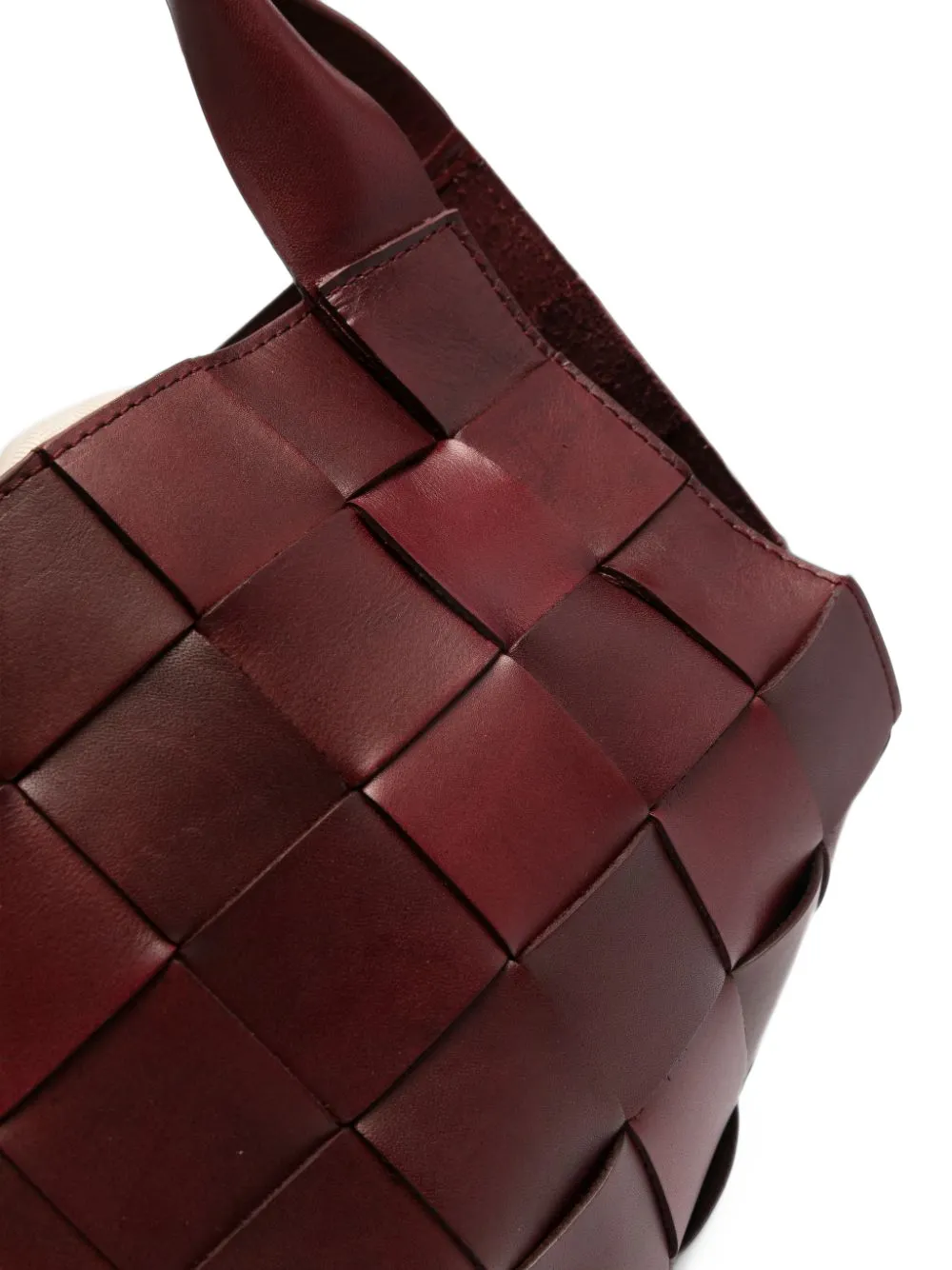 DRAGON DIFFUSION Leren shopper Rood