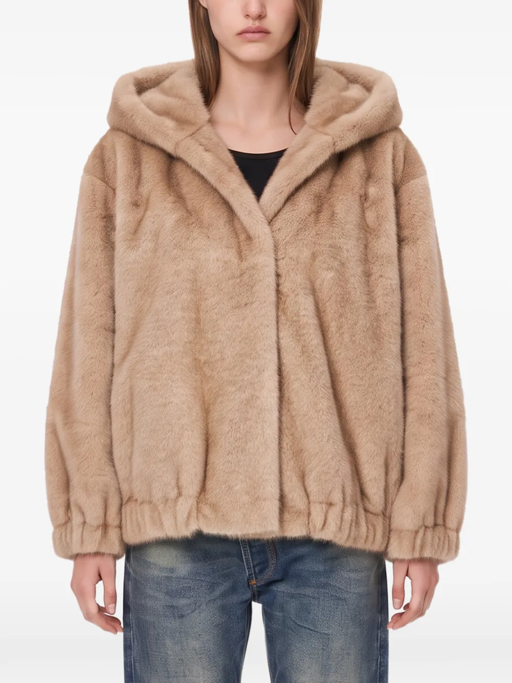 Antonelli Jack van imitatiebont Beige