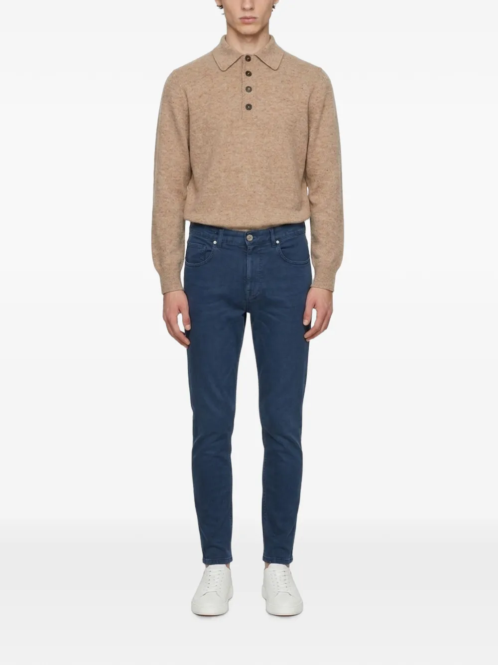 Eleventy Jeans met vijf zakken Blauw