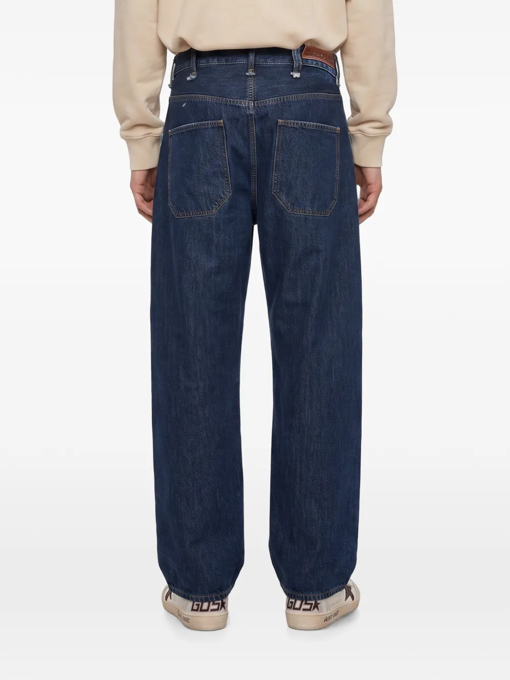 DARKPARK Straight jeans met ringlets Blauw