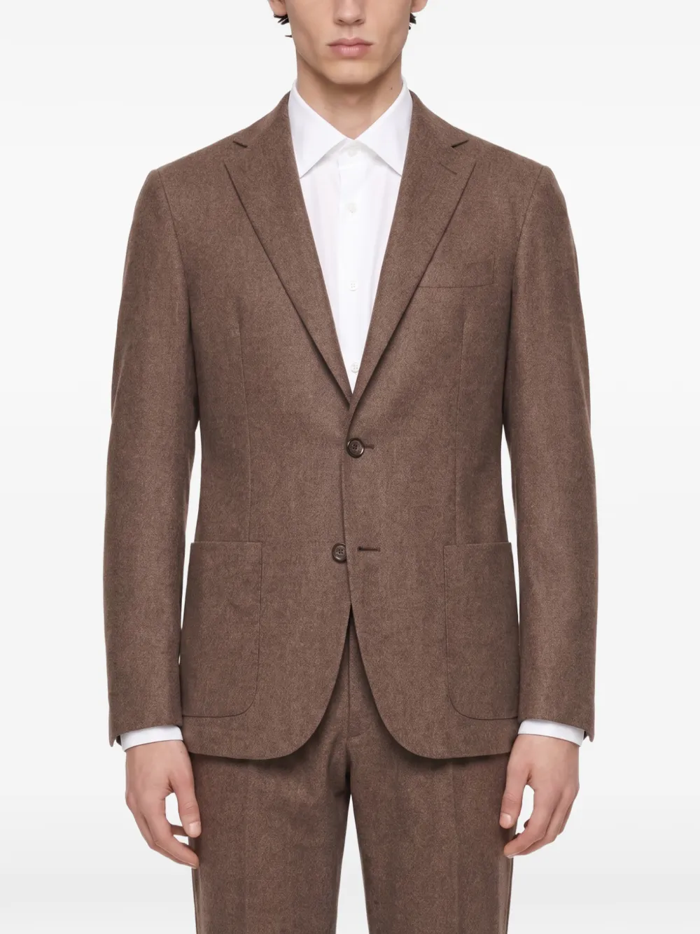 Eleventy drawstring-waist suit Bruin