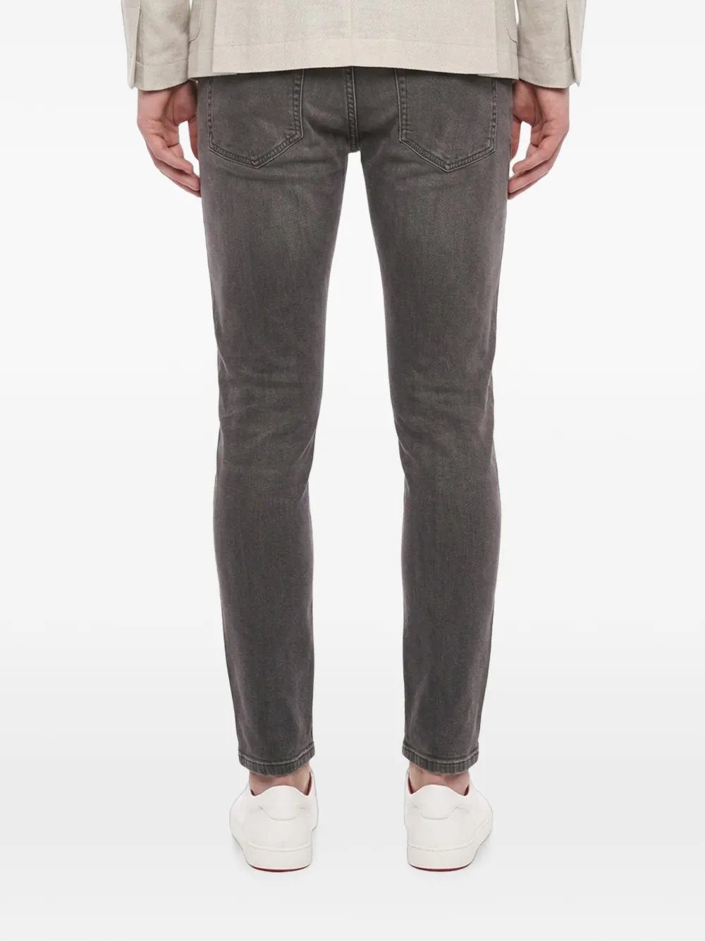 Eleventy Jeans met vervaagd effect en toelopende pijpen Grijs