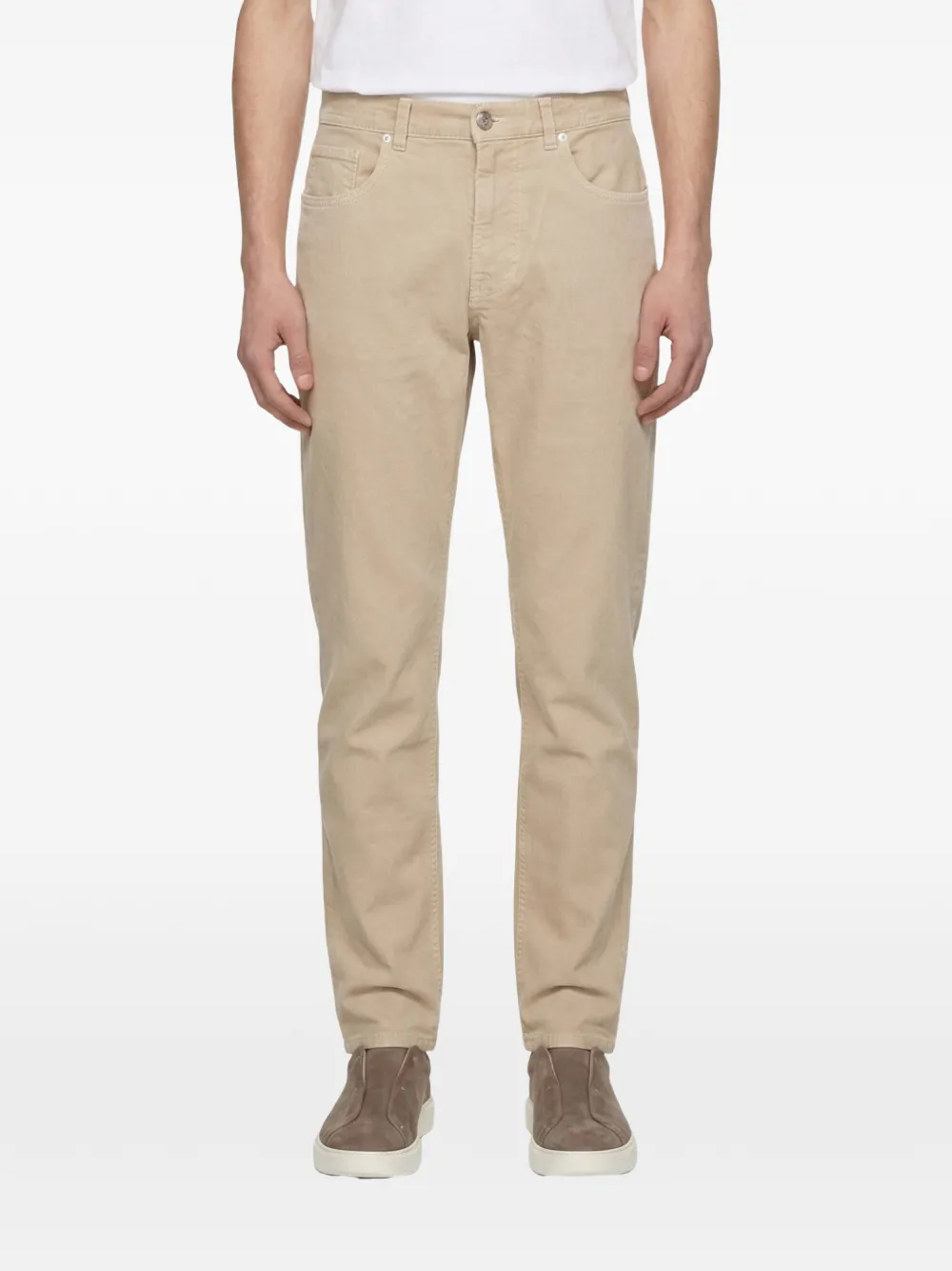 Eleventy Straight jeans Beige