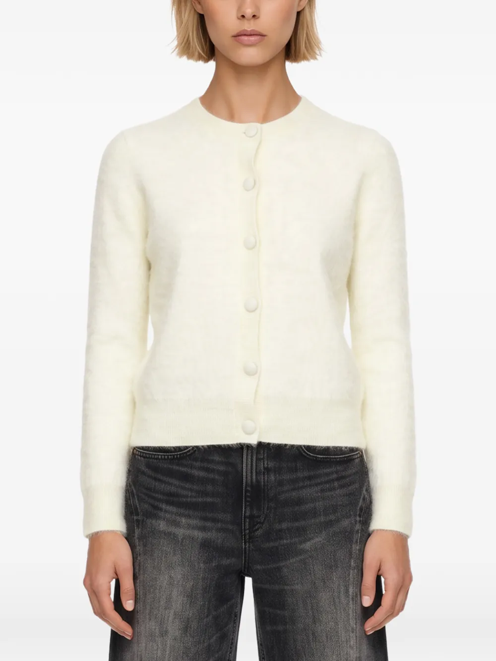 Gotha Breeze gebreid vest met knopen Beige