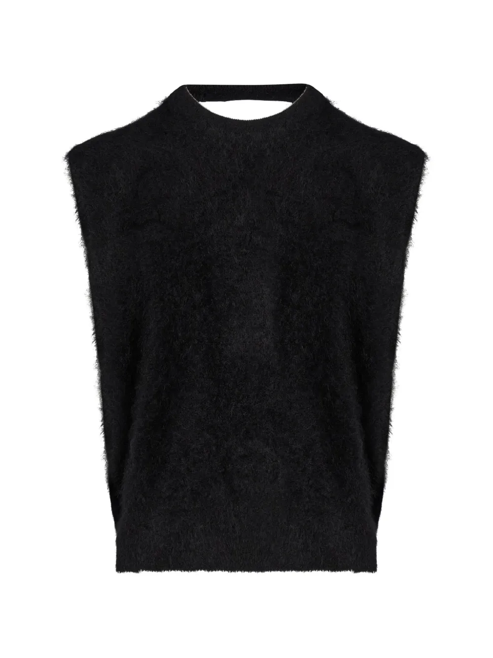 Gotha Belen Sleeveless Sweater In Black
