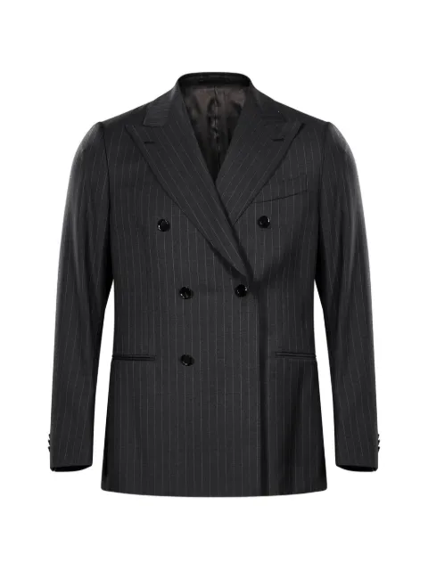 Caruso pinstriped double-breasted suit