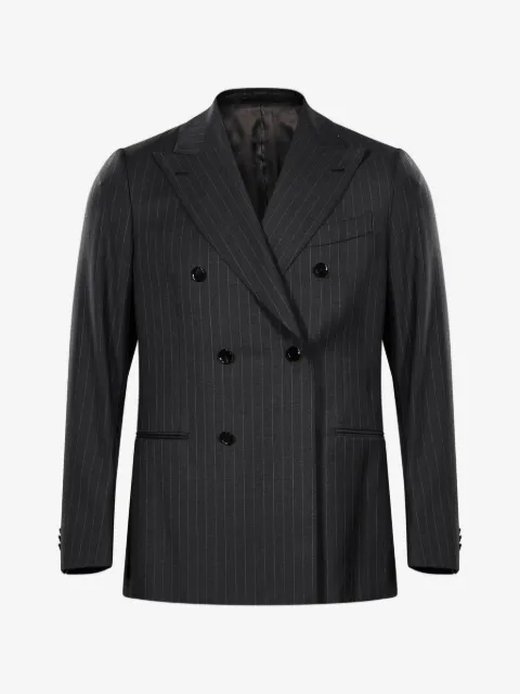 Caruso pinstriped double-breasted suit