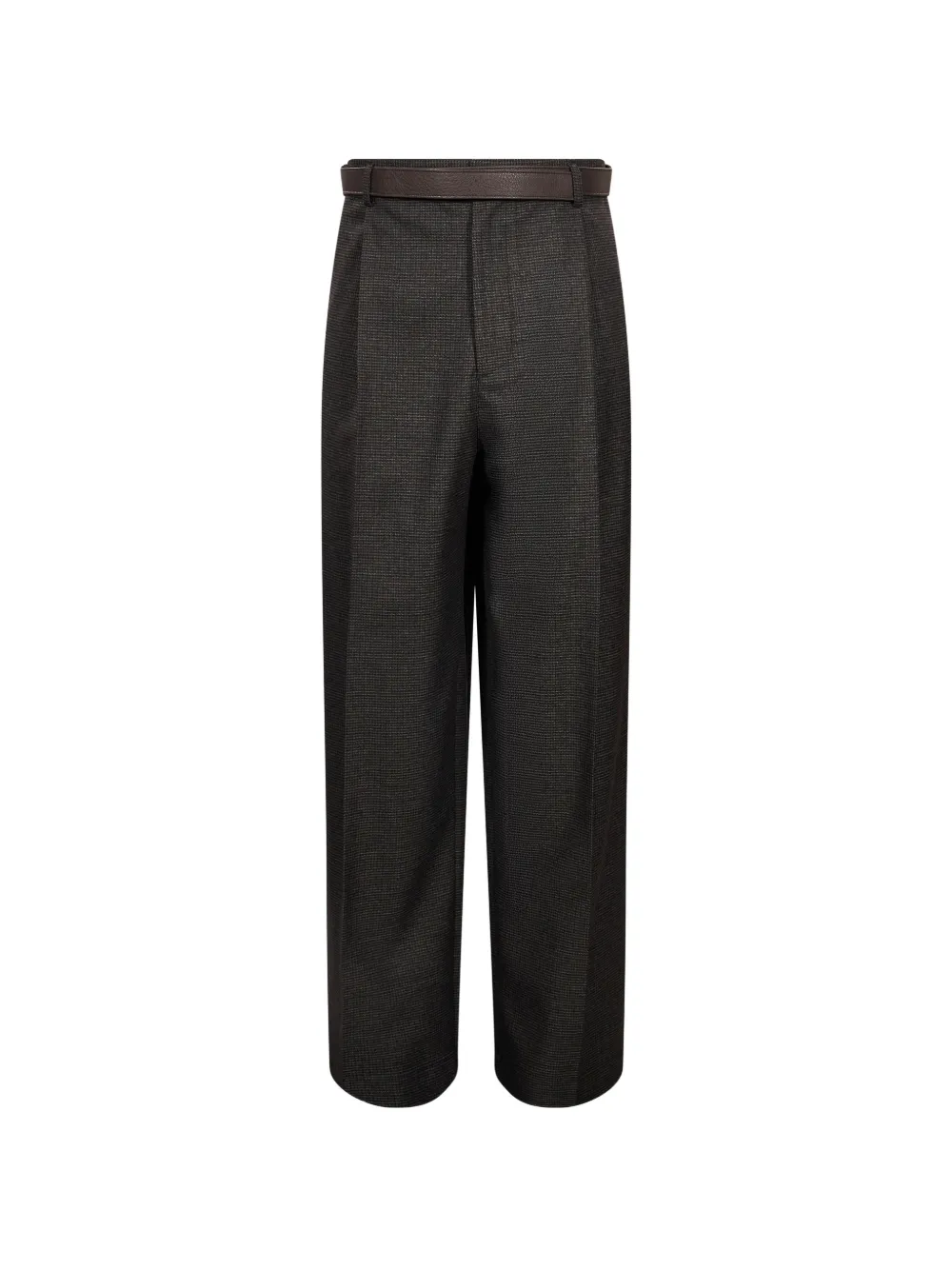 DARKPARK Davide pleated pied de poule trousers