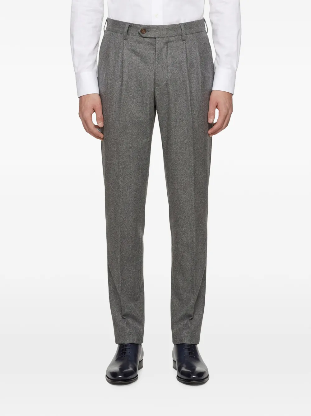 Eleventy double-breasted wool suit Grijs