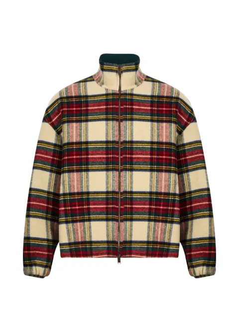 DARKPARK AJ tartan-pattern checked zip-up jacket
