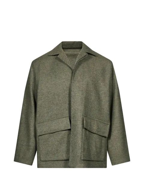 Caruso flap-pocket jacket