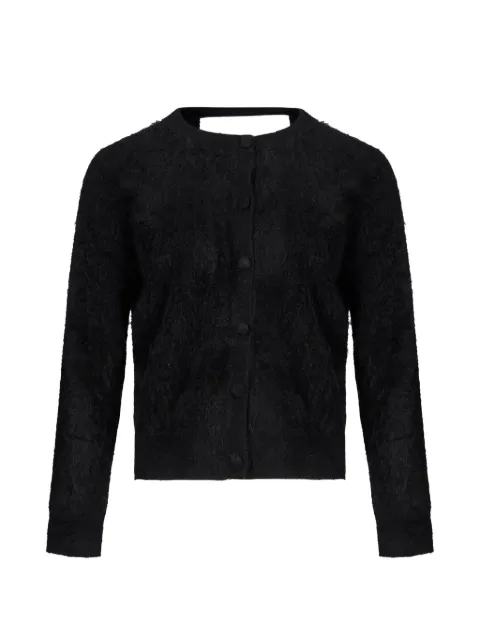 Gotha brushed-knit button-up cardigan