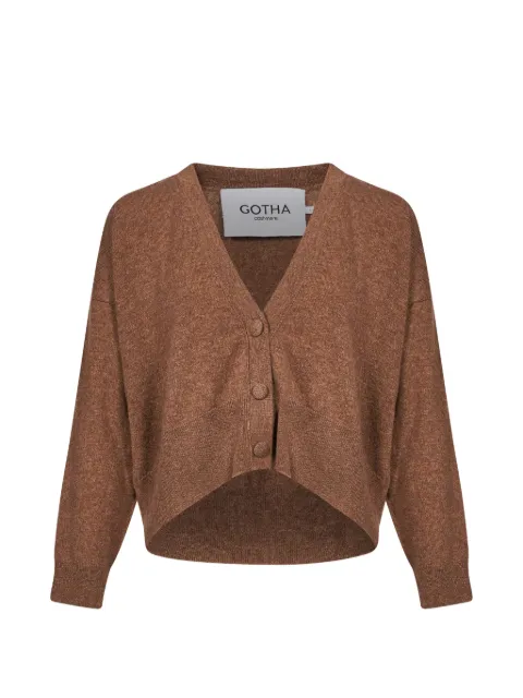Gotha Fiorella fringe-detail cropped cardigan