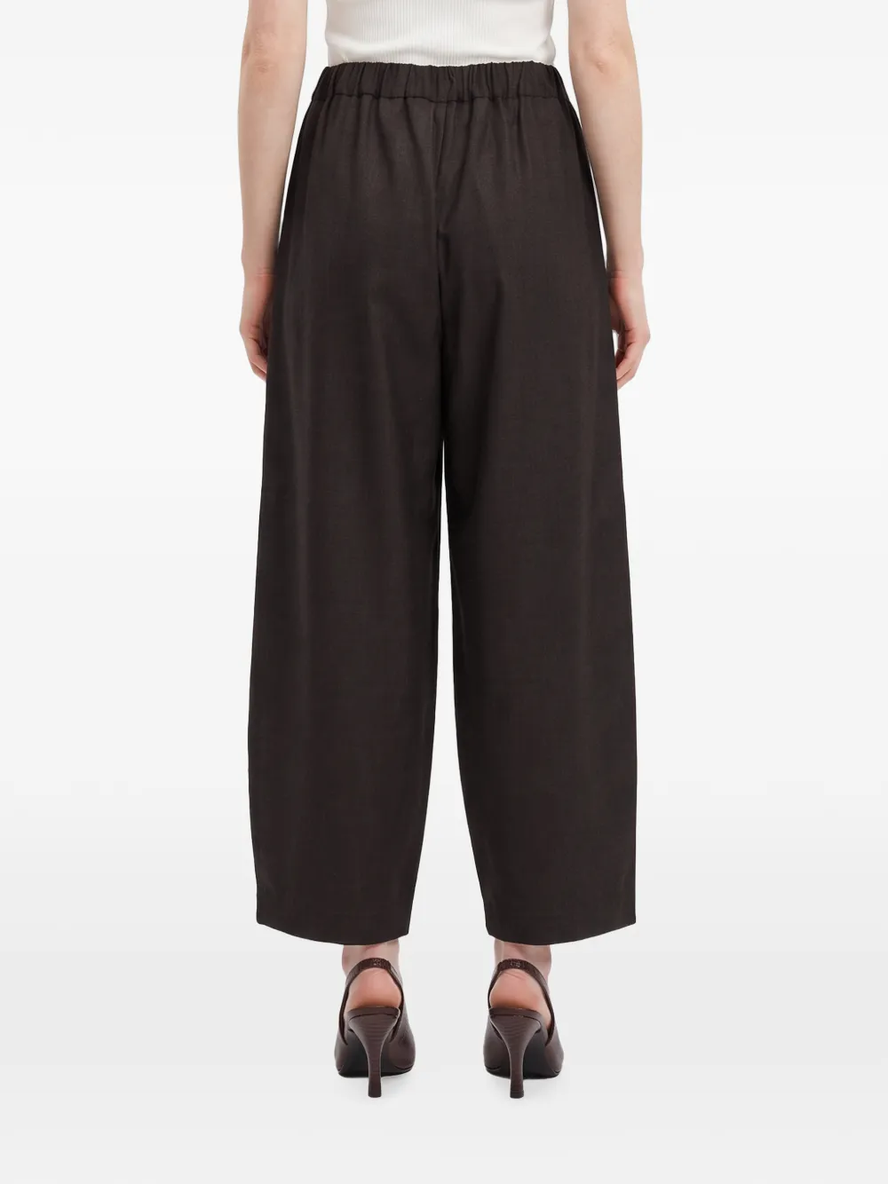 Antonelli San Lorenzo drawstring wide-leg trousers Bruin