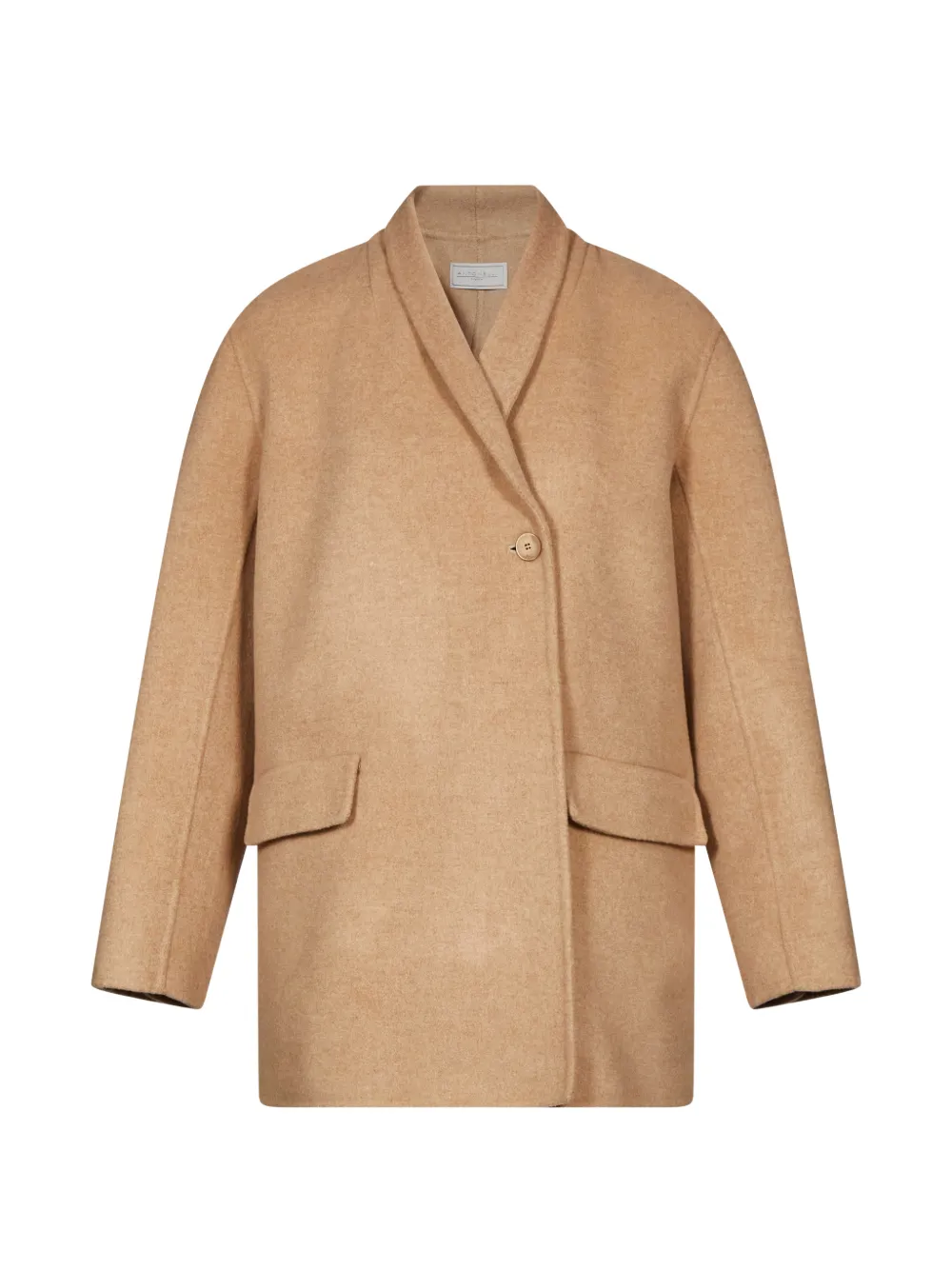 Antonelli shawl-lapel single-breasted coat - Tons neutres Antonelli shawl-lapel single-breasted coat - Tons neutres