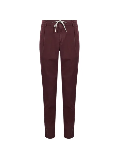 Eleventy drawstring pleated trousers