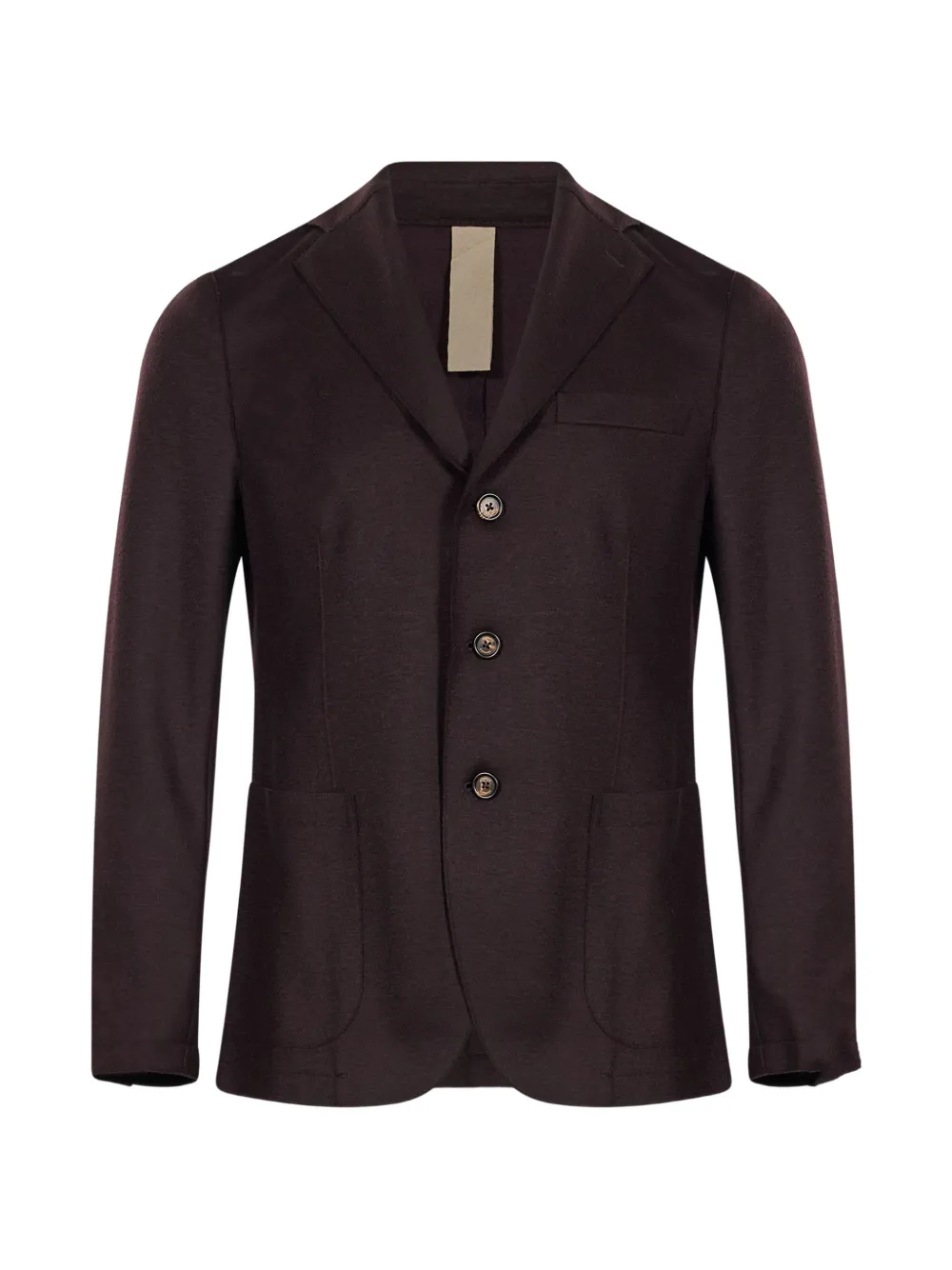 Eleventy single-breasted notched-lapels blazer - Marrone