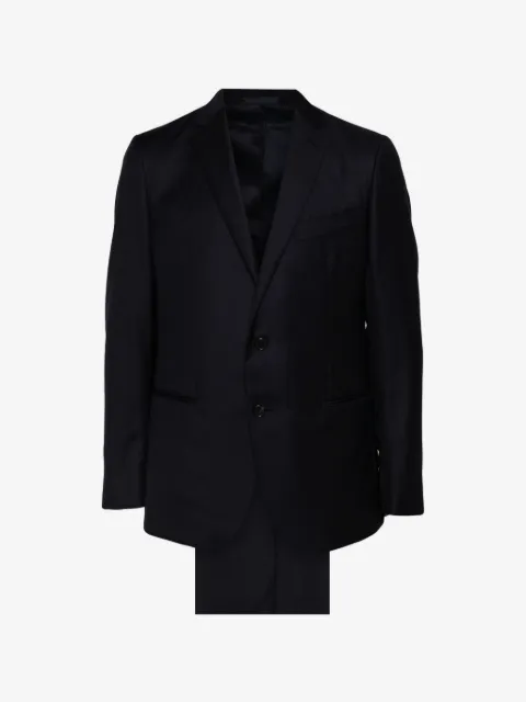 Caruso notched-lapel single-breasted suit