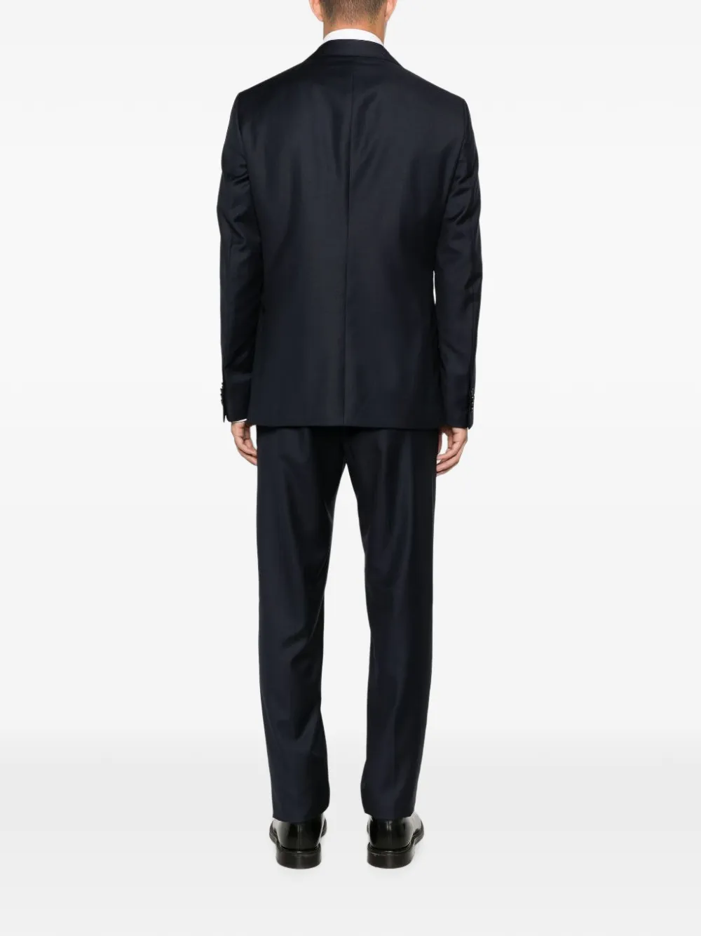 Caruso Pak met enkele rij knopen Blauw
