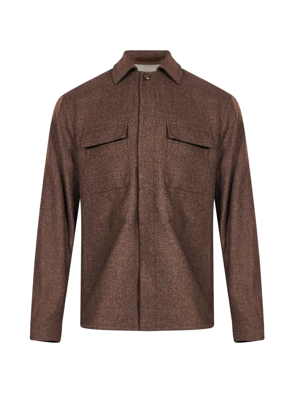 Eleventy pleated-detail two-piece suit - Marrone