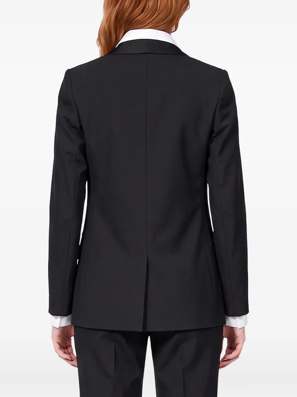 Antonelli Pandolce shawl-lapel single-breasted jacket Zwart