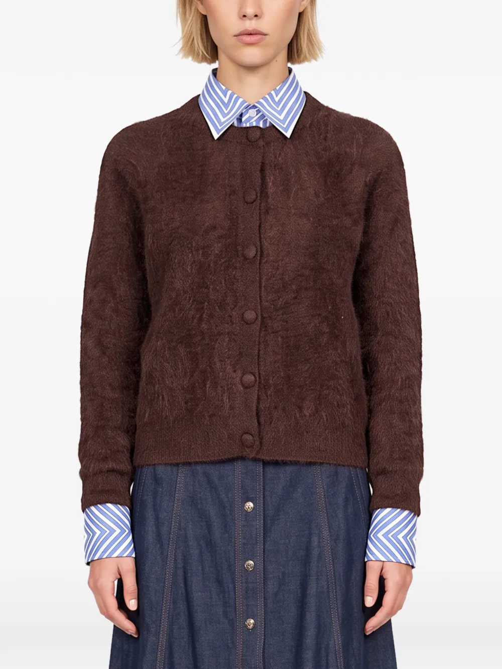 Gotha Kasjmier vest Bruin
