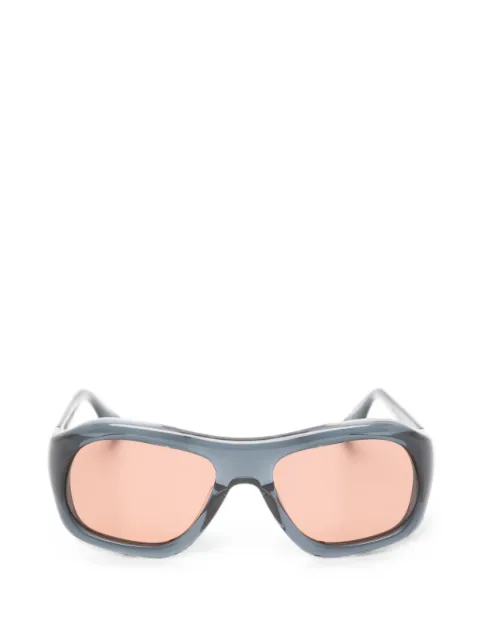 Port Tanger Gray geometric-frame sunglasses