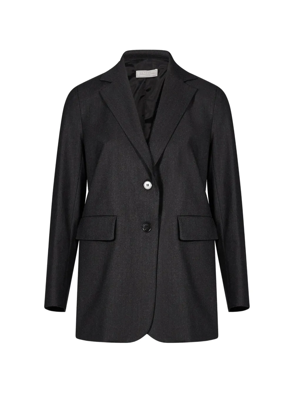 Antonelli single-breasted notched-lapels jacket - Grigio