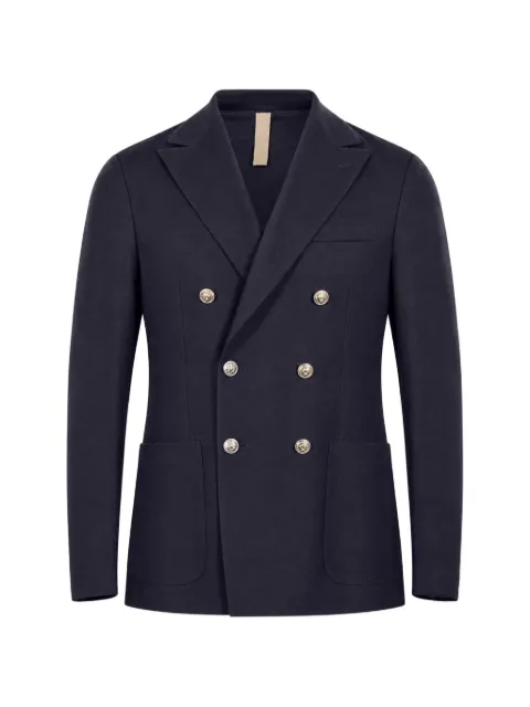 Eleventy double-breasted peak-lapel jacket