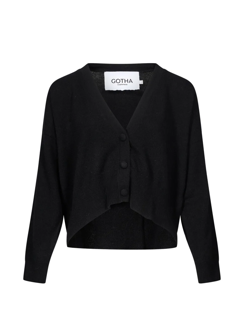 Gotha Fiorella Fringe-detail V-neck Cardigan In Black