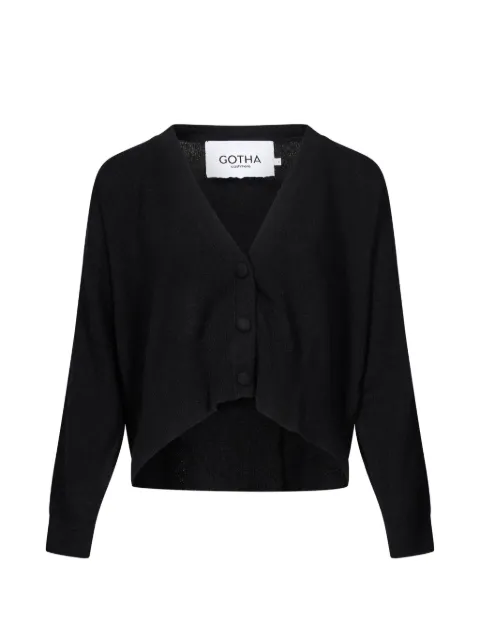 Gotha Fiorella fringe-detail V-neck cardigan