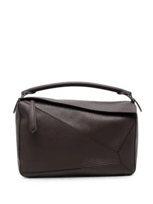 LOEWE パズル エッジ ショルダーバッグ L | ブラック | FARFETCH JP